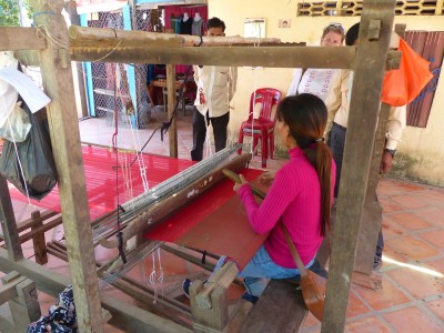 Koh Dach silk village in Phnom Penh