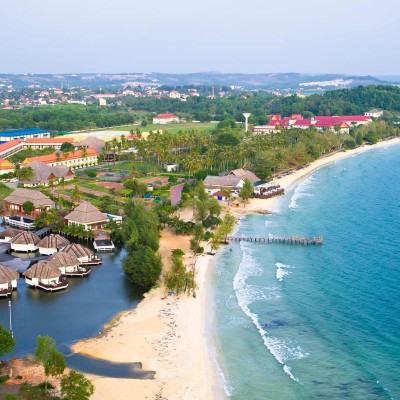 Sihanoulk Ville beach in Cambodia