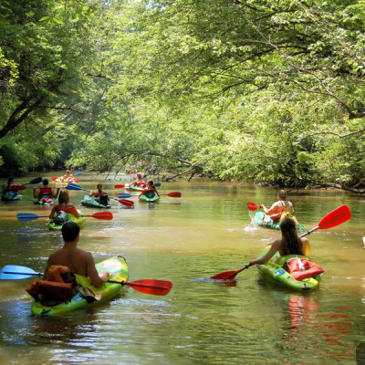 Kayaking at Nam Khan River