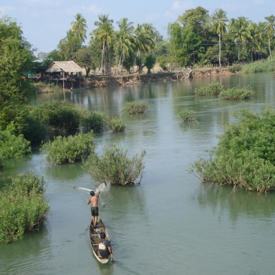 Khong Island in Laos