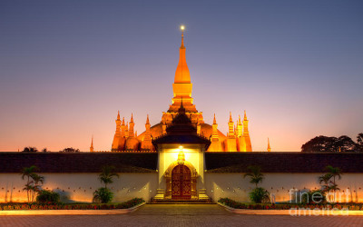That Luang stupa Vientiane