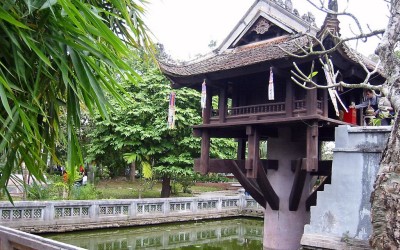 One pillar pagoda in Hanoi